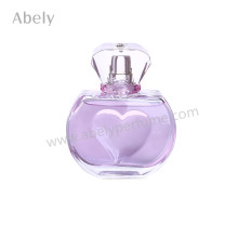 50ml Heart Shaped Портативная элегантная стеклянная бутылка для духов